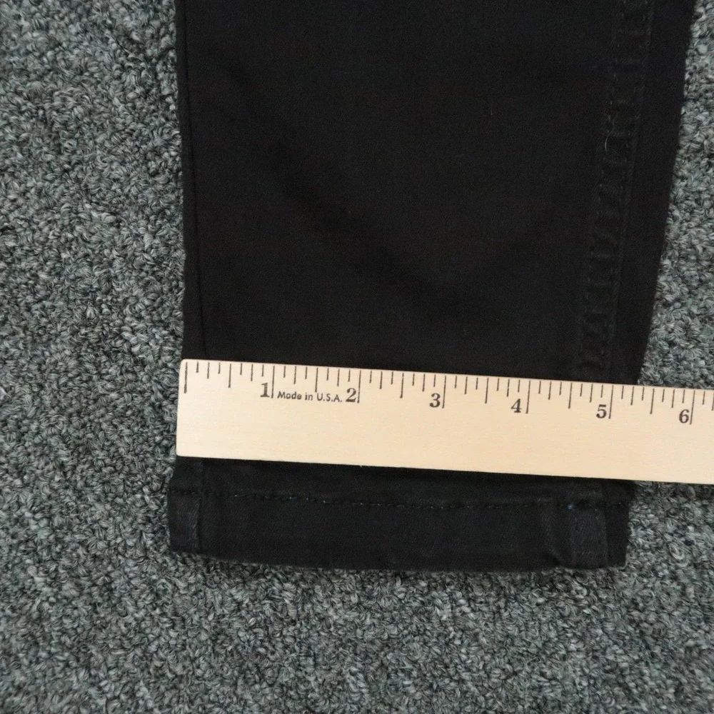 Mugsy Jeans Mens 33x28 Black Squid Inks 5 Pocket Stretch Preppy